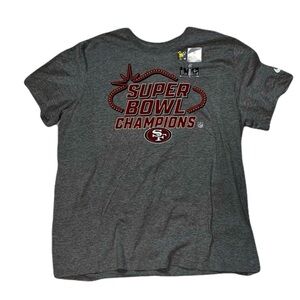San Francisco 49ers Super Bowl Champions Gray XXL T-Shirt